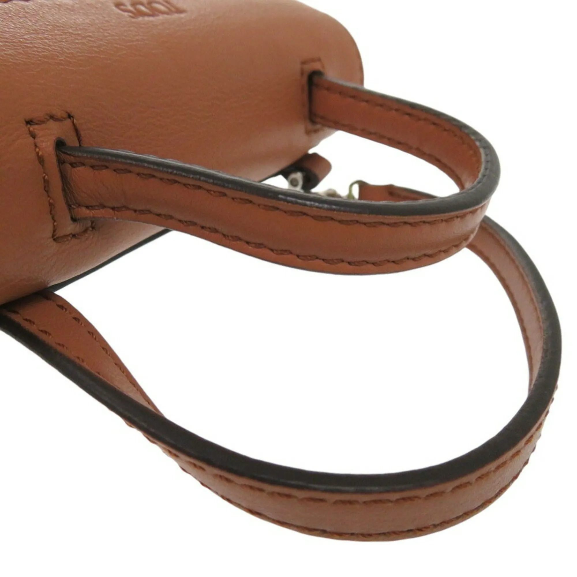 Tod's  Leather Handbag Shoulder Bag (Pre-Owned)