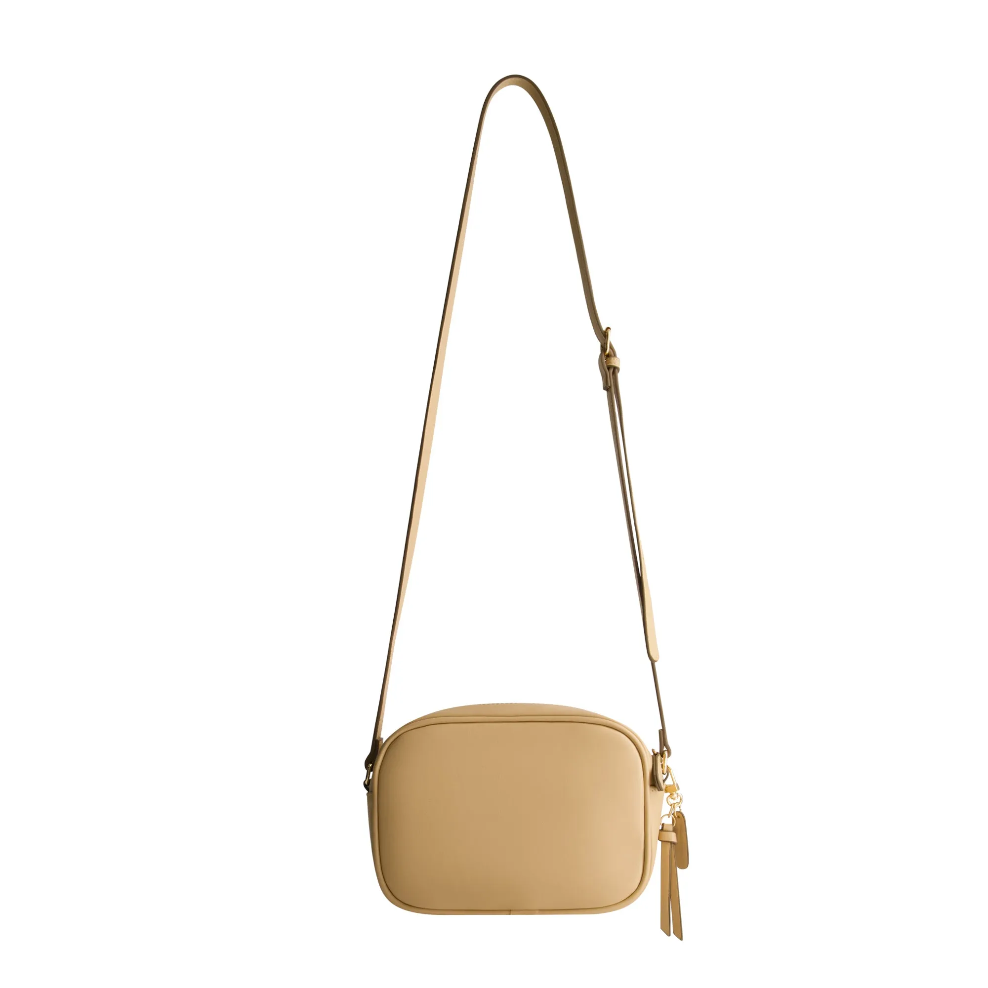 Tommy Bahama Camera Bag with Debossed Logo and Straw Accents