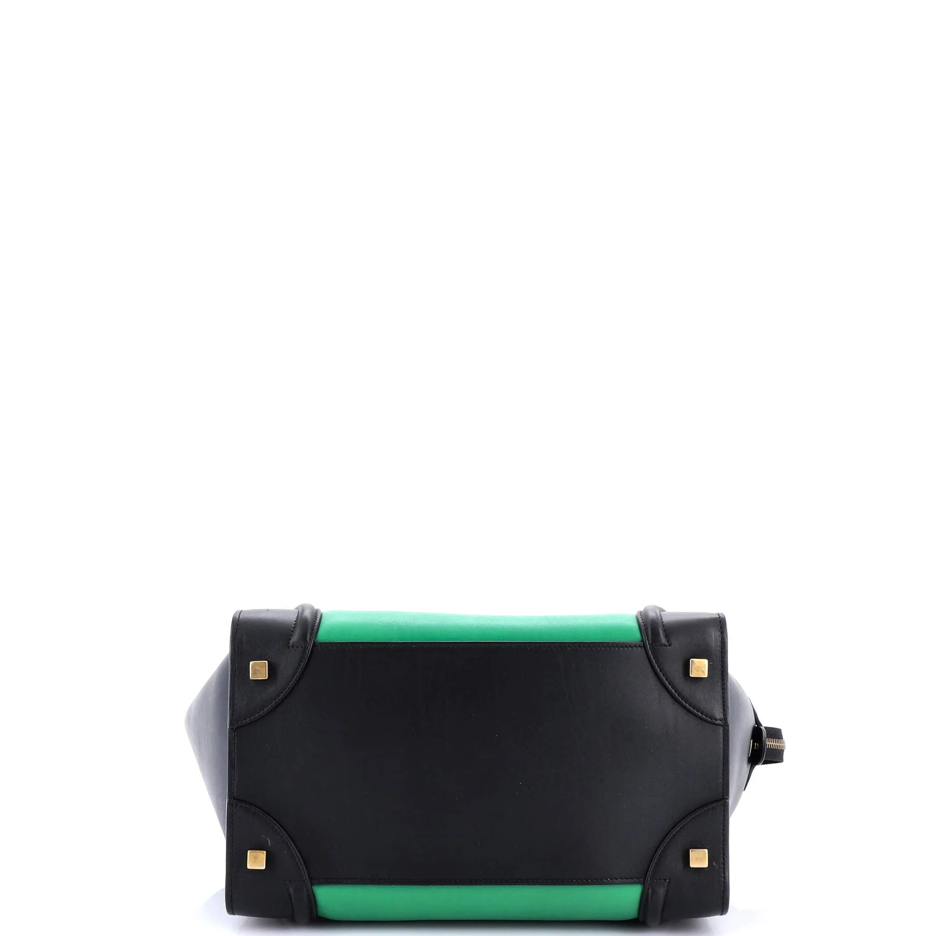 Tricolor Luggage Bag Leather Mini