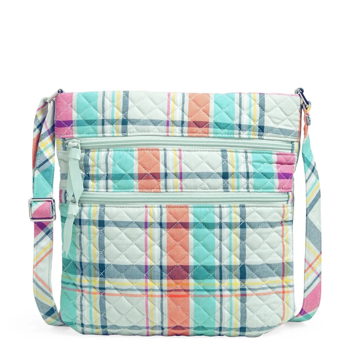 Triple Zip Hipster - Pastel Plaid