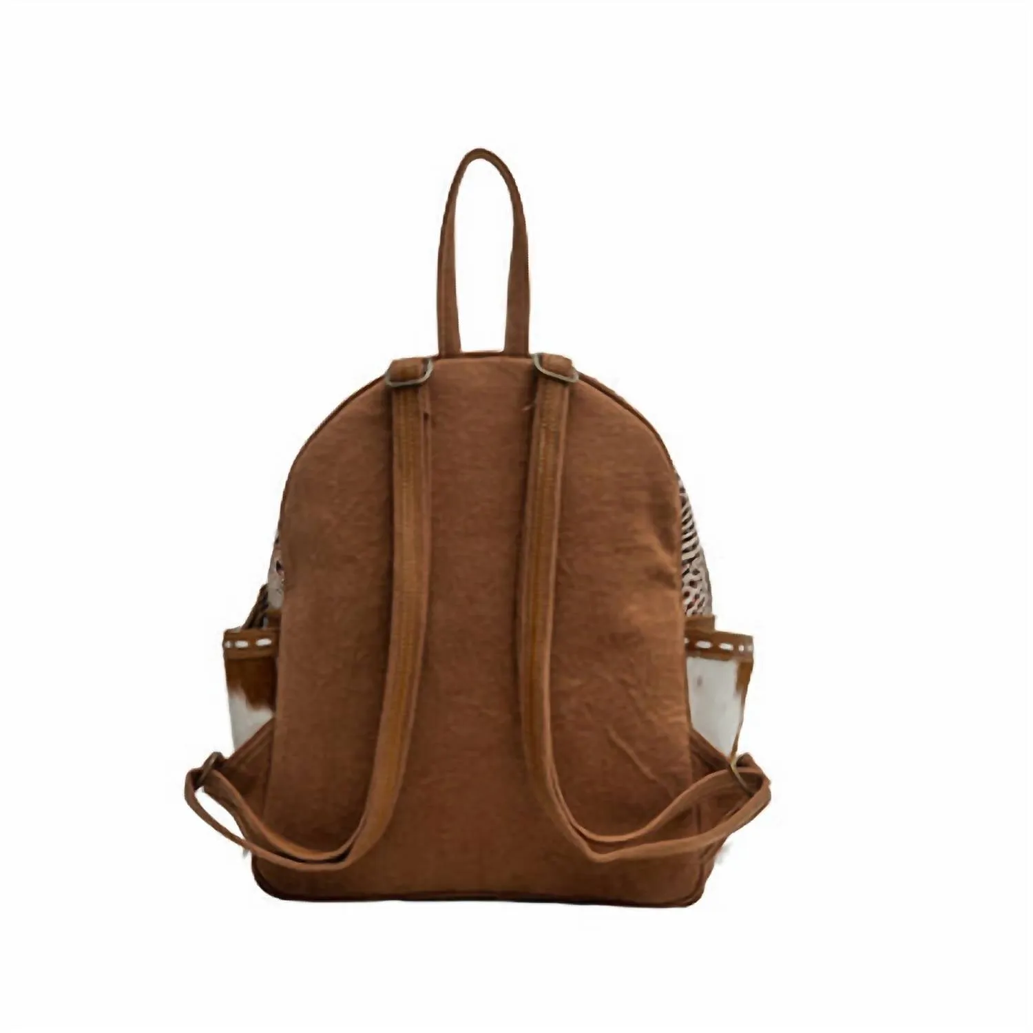 Trophy Hand Tooled Bag In Brown/ivory