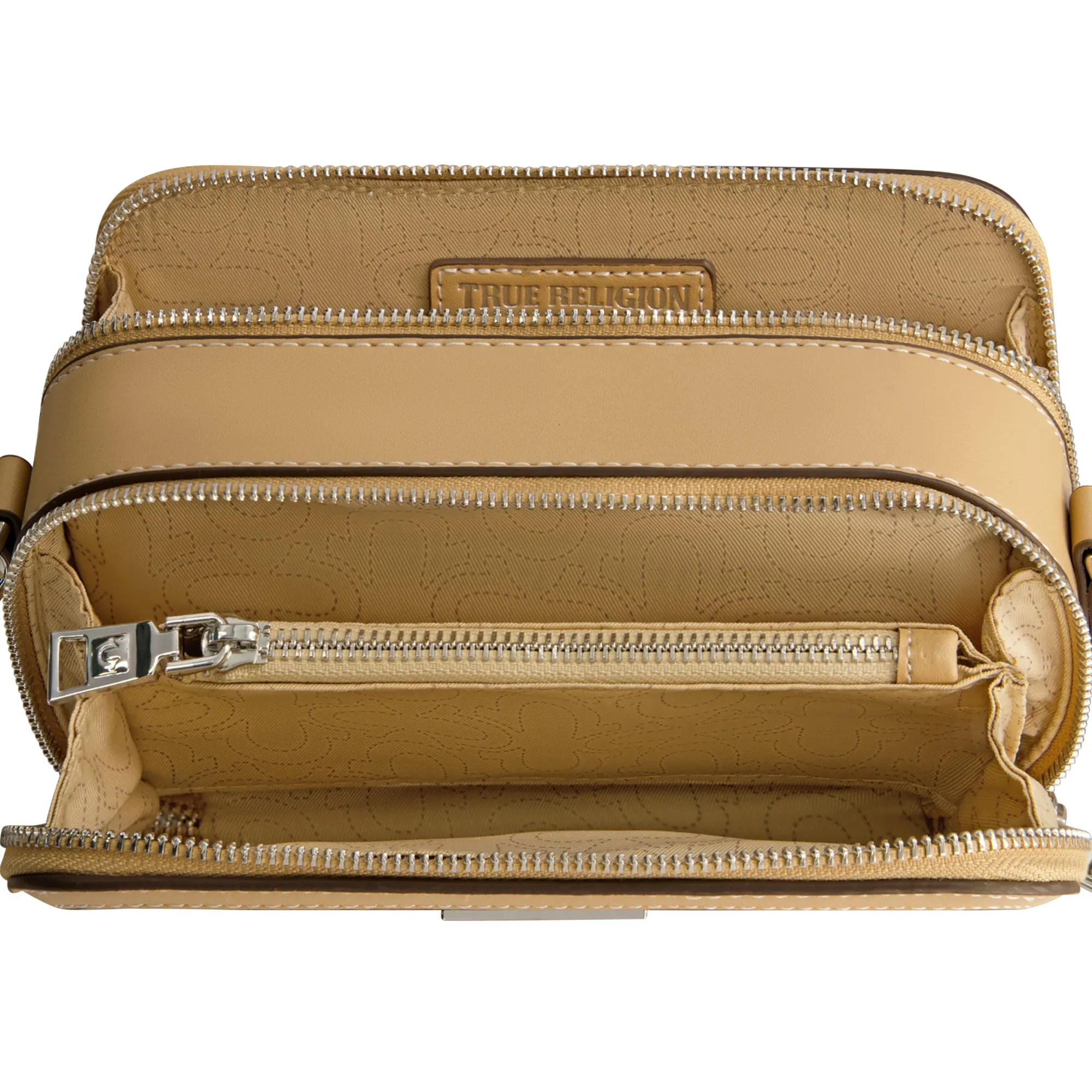 True Religion Horseshoe Plaque Crossbody Camera Bag
