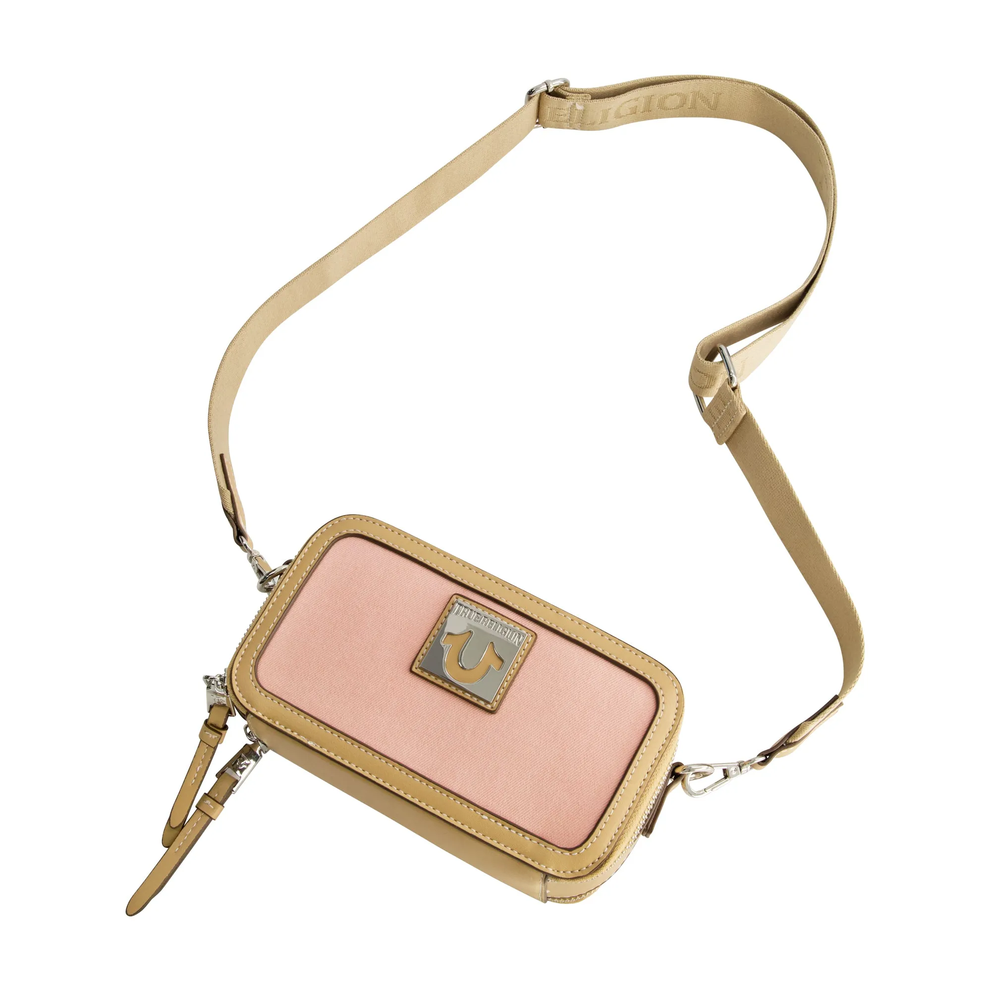 True Religion Horseshoe Plaque Crossbody Camera Bag