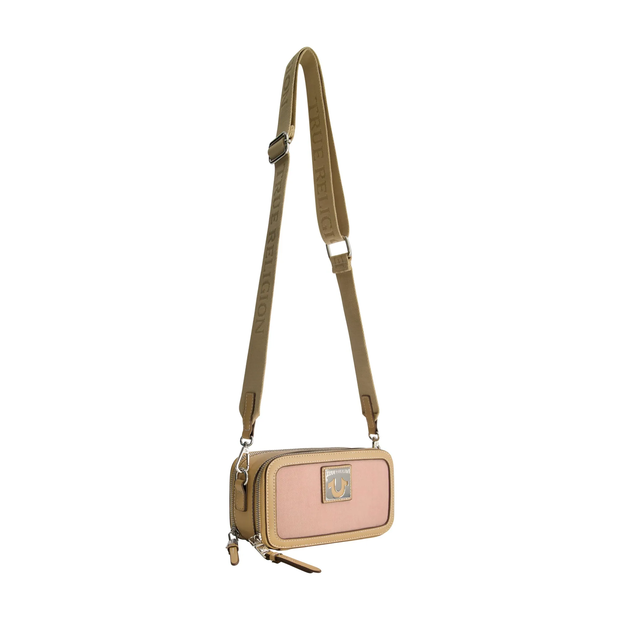 True Religion Horseshoe Plaque Crossbody Camera Bag