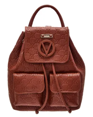 Valentino by Mario Valentino Abraham Dollaro Monogram Leather Backpack