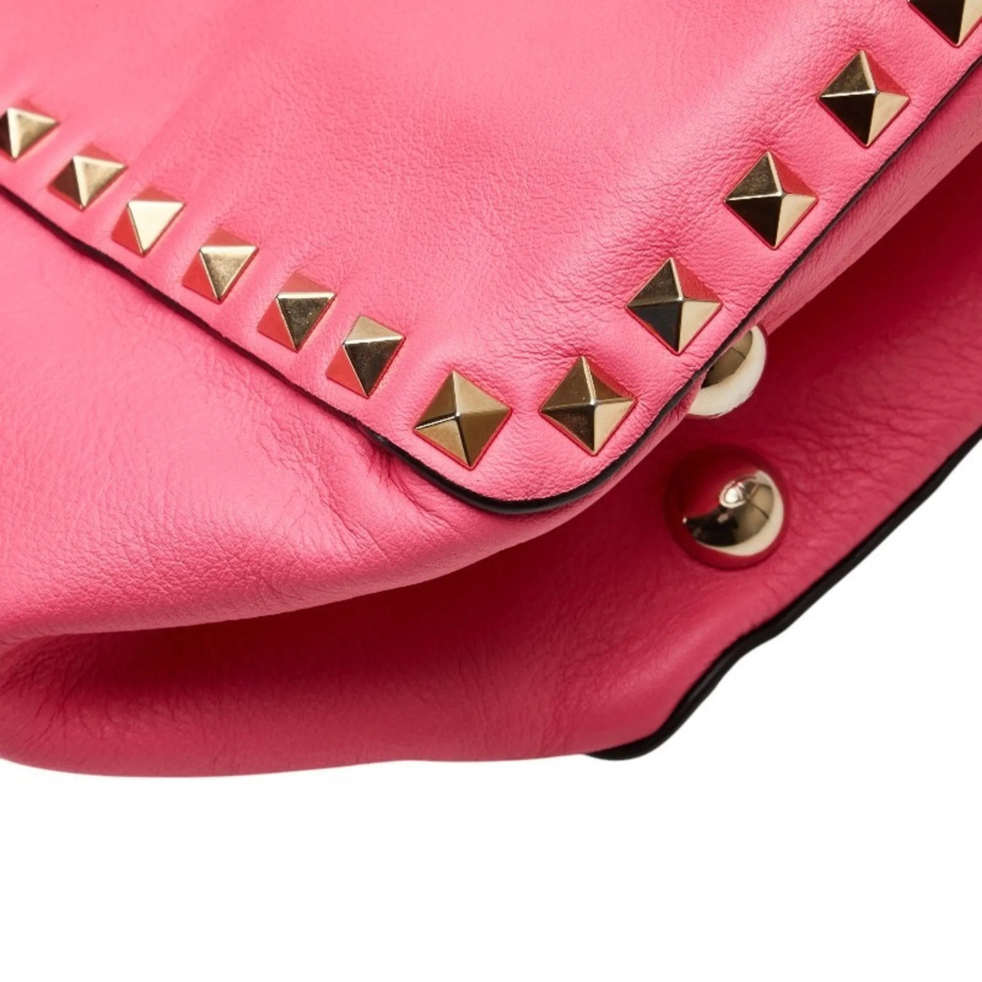 Valentino Leather Handbag Shoulder Bag (Pre-Owned)
