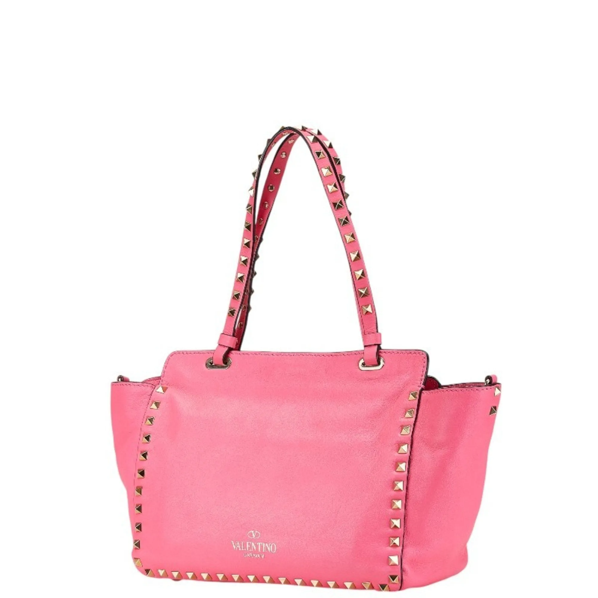 Valentino Leather Handbag Shoulder Bag (Pre-Owned)