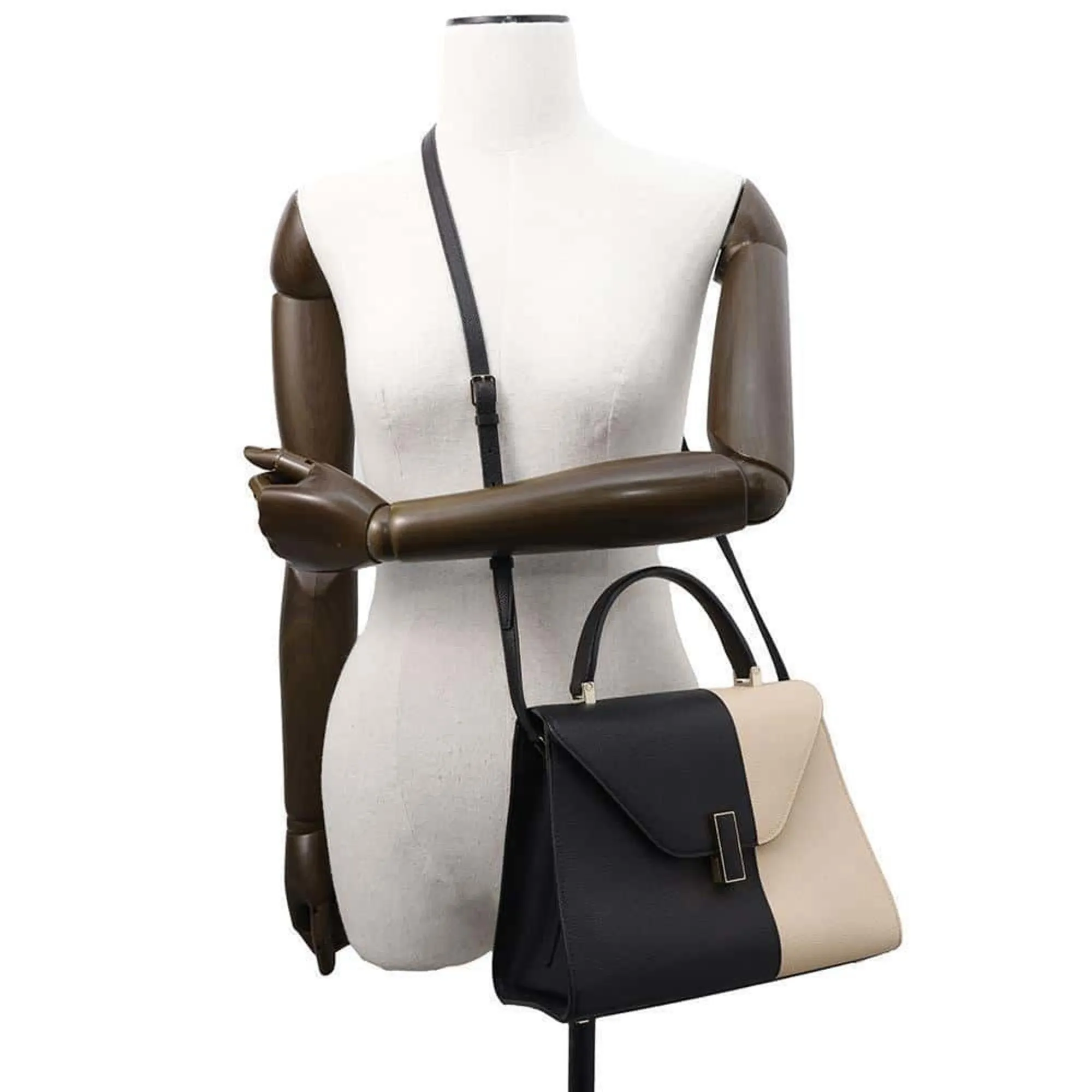Valextra  Leather Handbag Shoulder Bag (Pre-Owned)