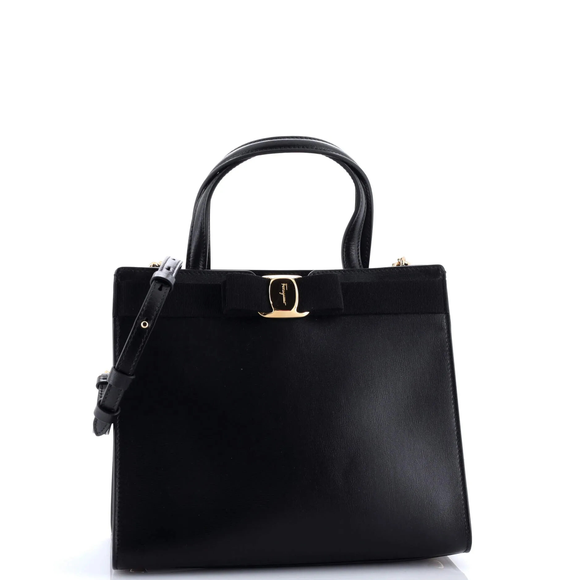 Vara Bow Top Handle Convertible Tote Leather Medium