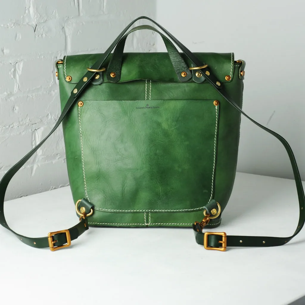 Venture Convertible Backpack - Hunter Green
