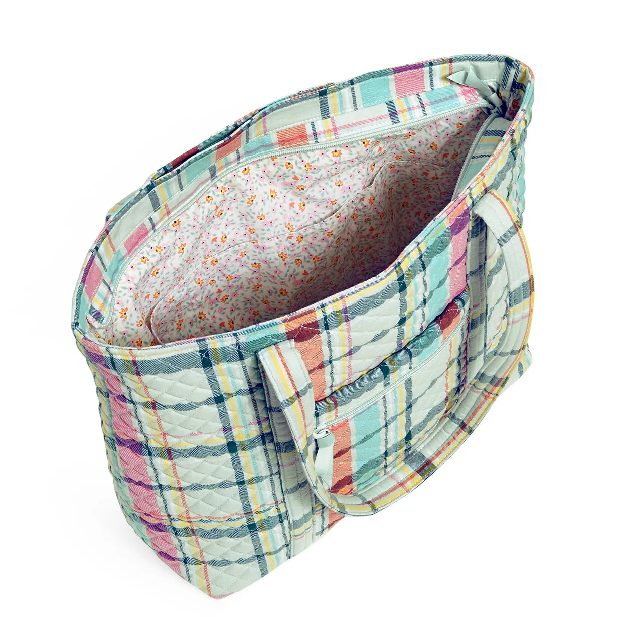 Vera Tote - Pastel Plaid