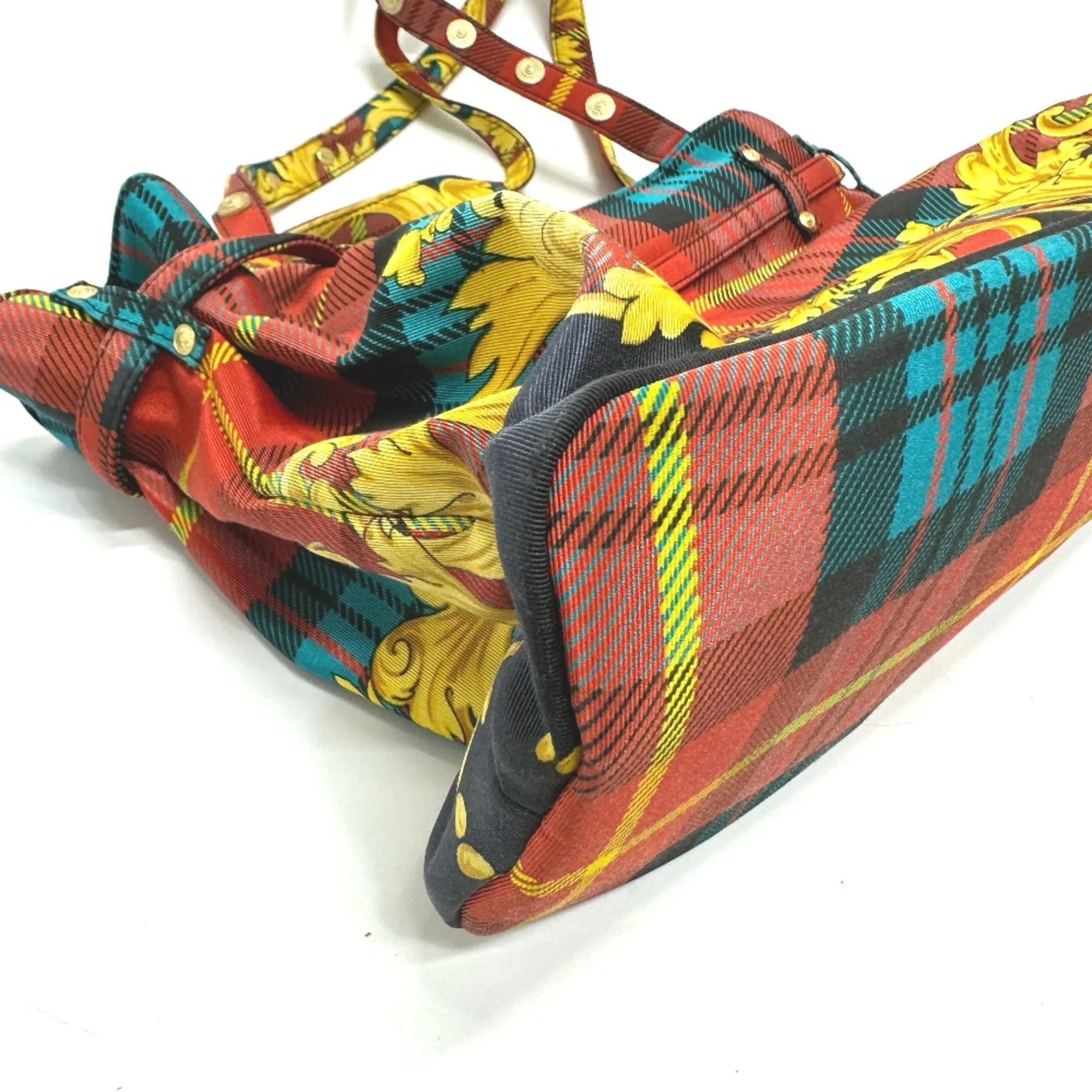 Versace  Cotton Shoulder Bag (Pre-Owned)