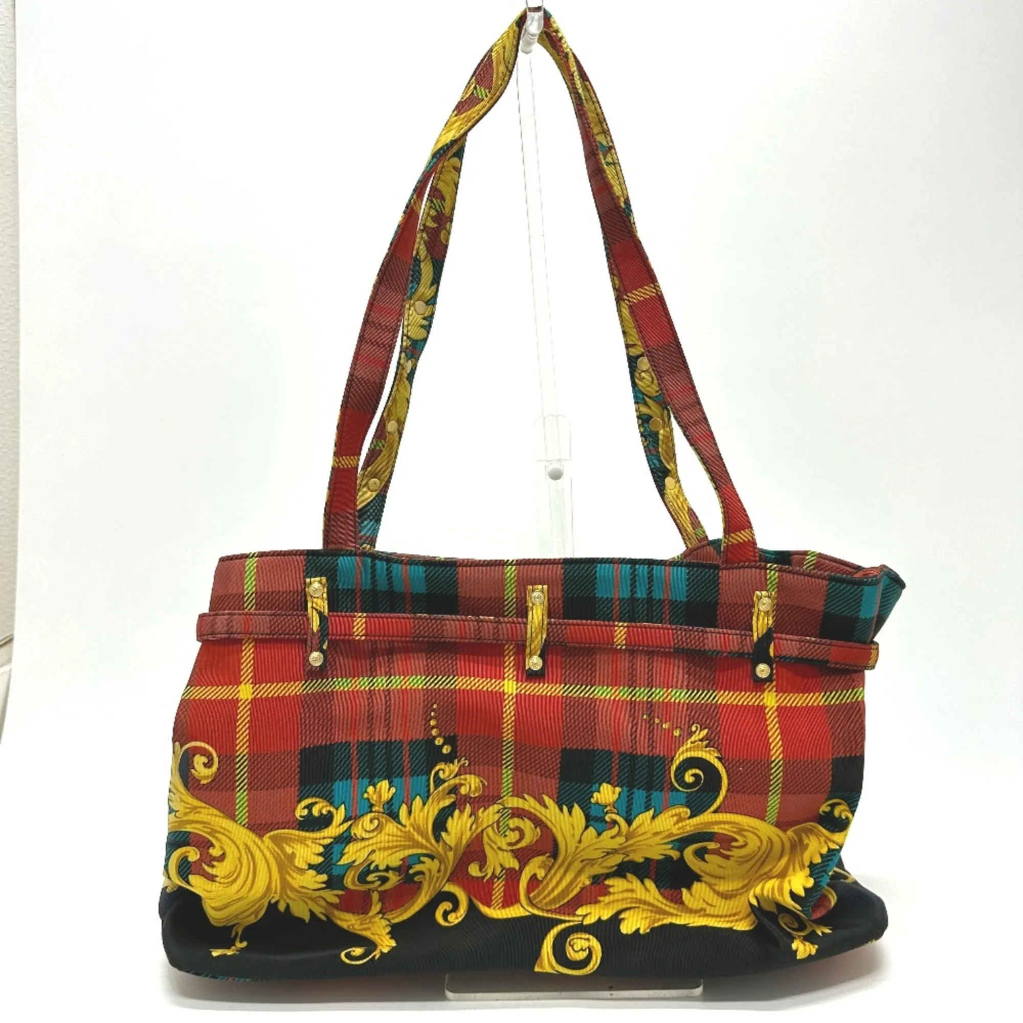 Versace  Cotton Shoulder Bag (Pre-Owned)