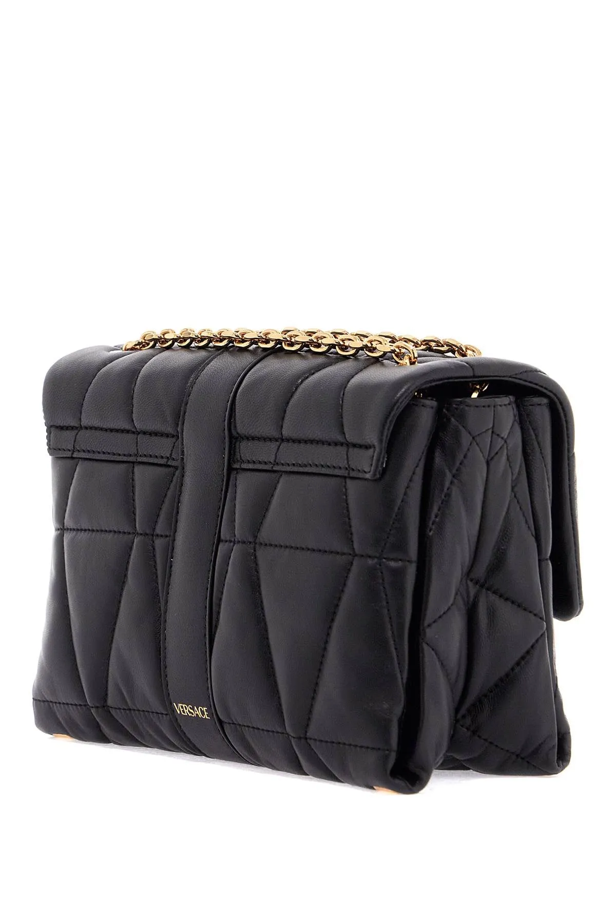 Versace Women's Quilted Shoulder Bag Kleio