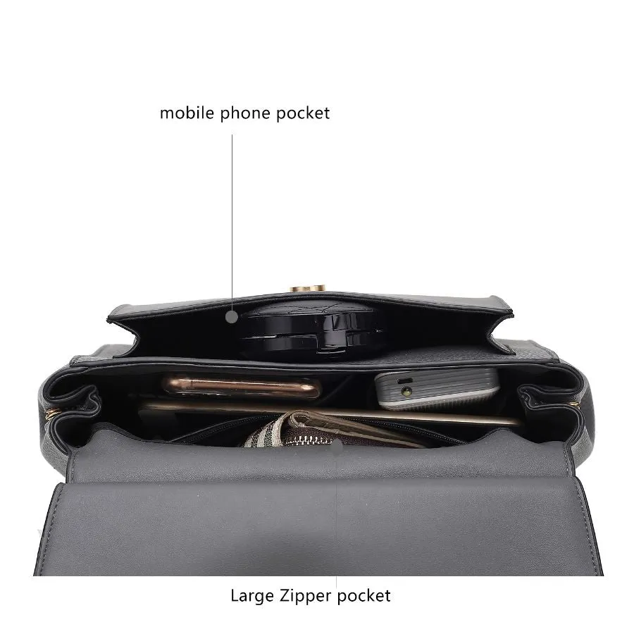 Vida Vegan Leather Womens 3-in-1 Satchel, Backpack & Crossbody