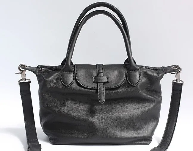 Vintage WOMENs LEATHER Work Handbag Shoulder Bag Handbag Purse FOR WOMEN