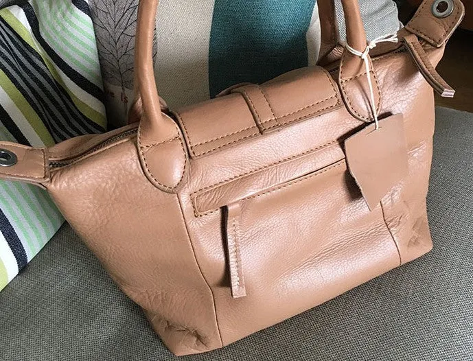 Vintage WOMENs LEATHER Work Handbag Shoulder Bag Handbag Purse FOR WOMEN