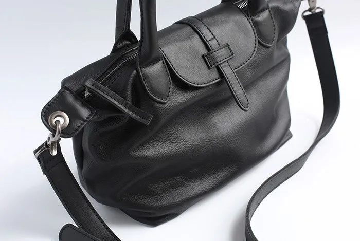 Vintage WOMENs LEATHER Work Handbag Shoulder Bag Handbag Purse FOR WOMEN