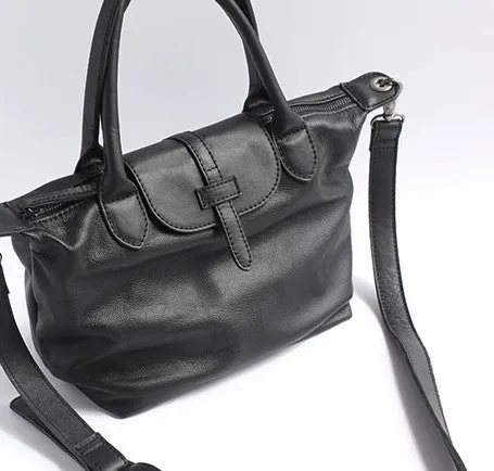 Vintage WOMENs LEATHER Work Handbag Shoulder Bag Handbag Purse FOR WOMEN