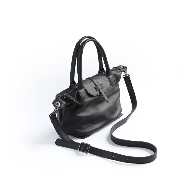 Vintage WOMENs LEATHER Work Handbag Shoulder Bag Handbag Purse FOR WOMEN