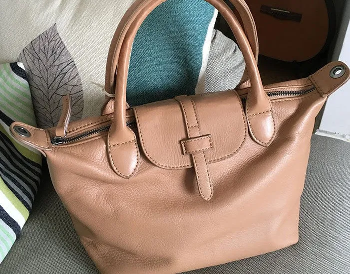 Vintage WOMENs LEATHER Work Handbag Shoulder Bag Handbag Purse FOR WOMEN