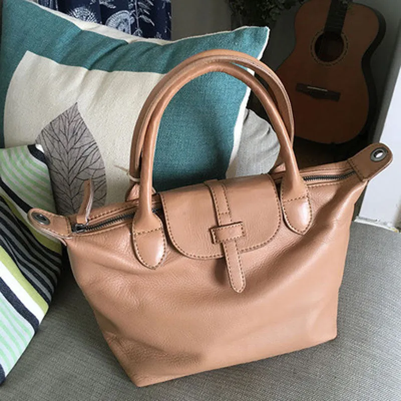 Vintage WOMENs LEATHER Work Handbag Shoulder Bag Handbag Purse FOR WOMEN