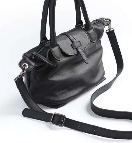 Vintage WOMENs LEATHER Work Handbag Shoulder Bag Handbag Purse FOR WOMEN