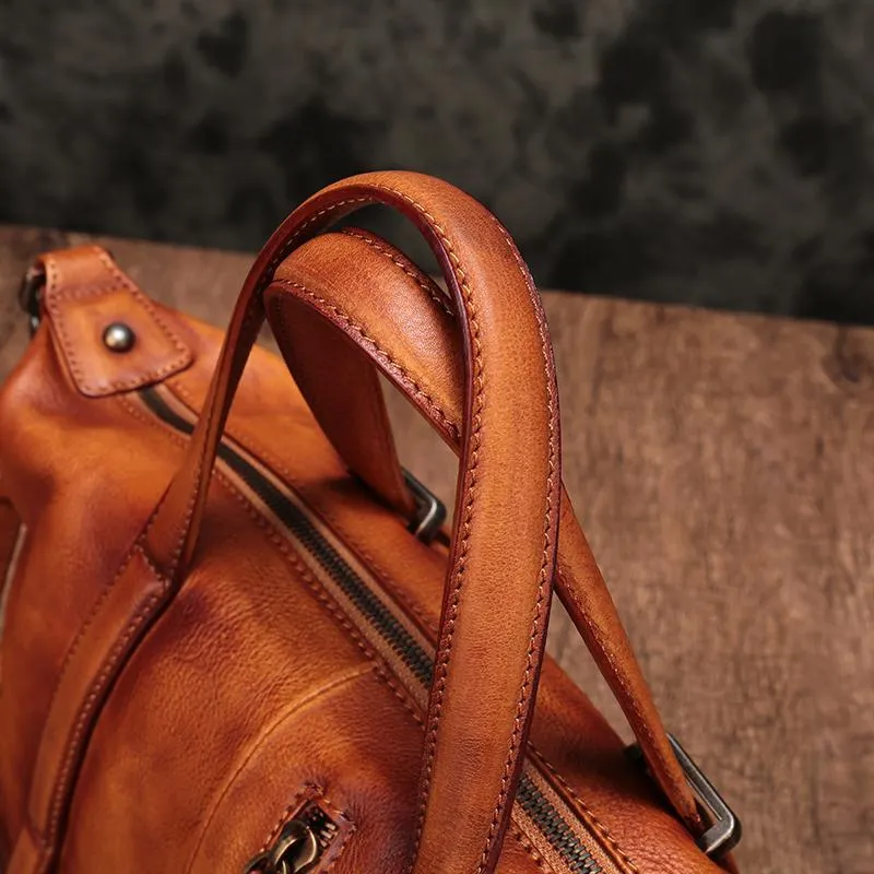 Vintage Womens Purple Leather Handbag Purse Shoulder Handbags Crossbody Bags for Ladies