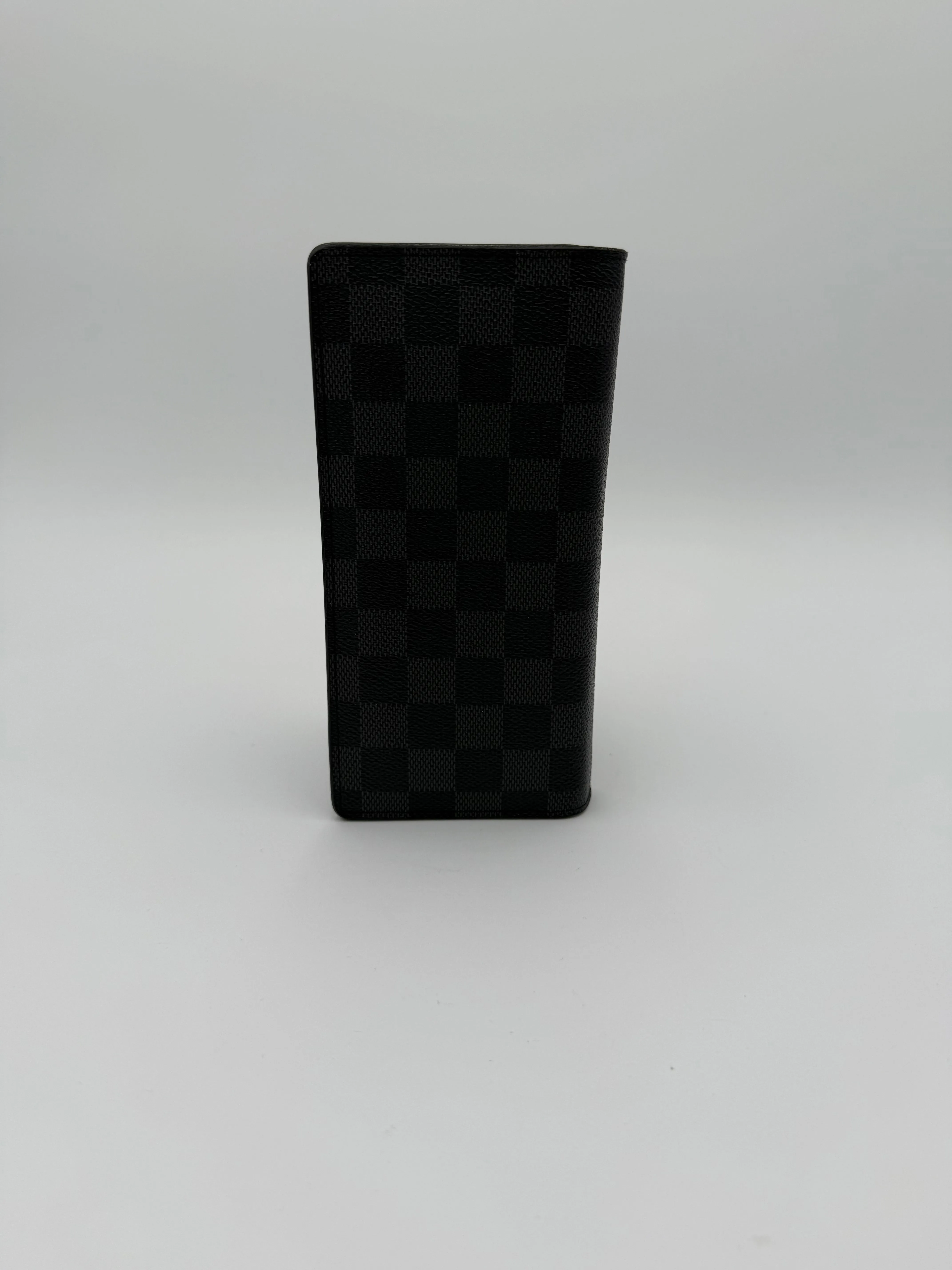 Wallet Luxury Designer By Louis Vuitton In Black & Grey, Size:Large