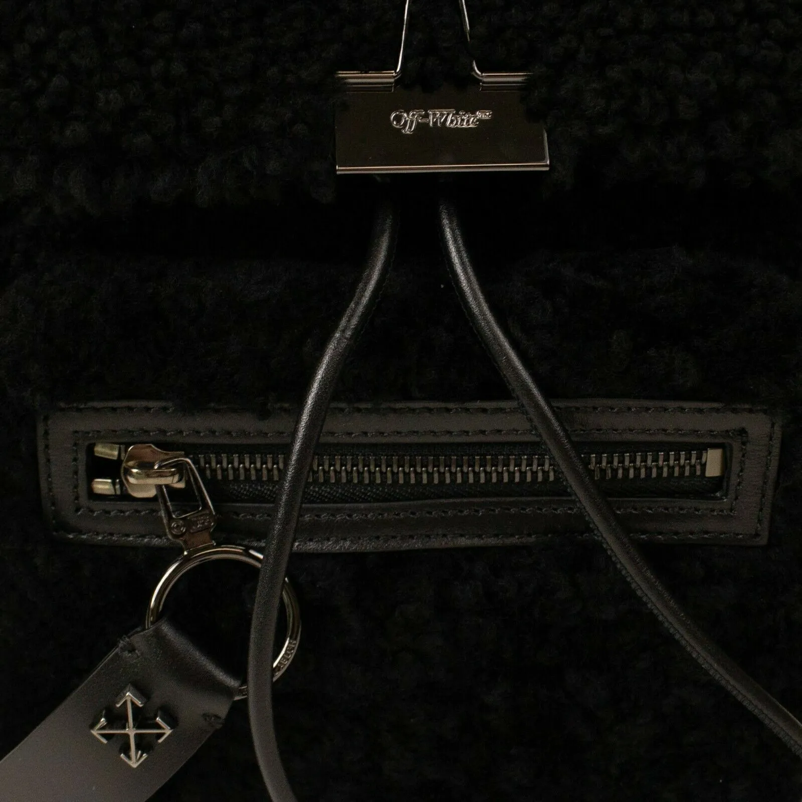 Women's Black 'Montone Binder' Mini Backpack
