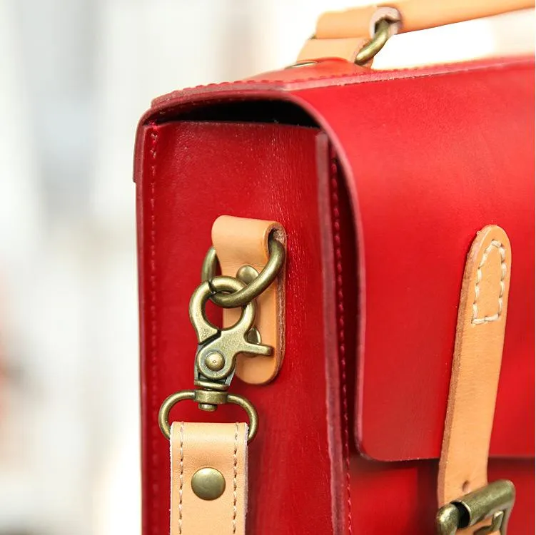 Womens Handmade Tan Leather Satchel Handbag Cambridge Structured Satchel Shoulder Purse