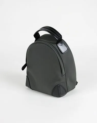 Womens Nylon Small Backpack Purse Khaki Convertible Crossbody Bag Nylon Backpack Shoulder Bag for Ladies