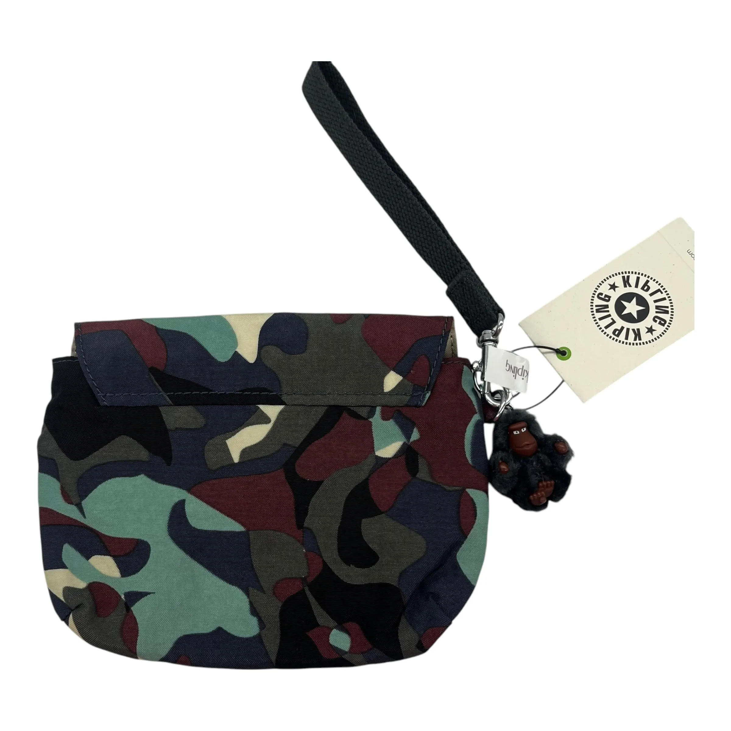 Wristlet By Kipling In Blue & Green, Size:Medium