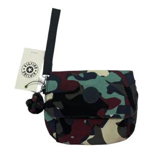 Wristlet By Kipling In Blue & Green, Size:Medium