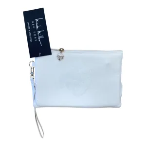 Wristlet By Nicole By Nicole Miller In White, Size:Medium