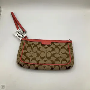 Wristlet Designer By Coach, Size: Medium